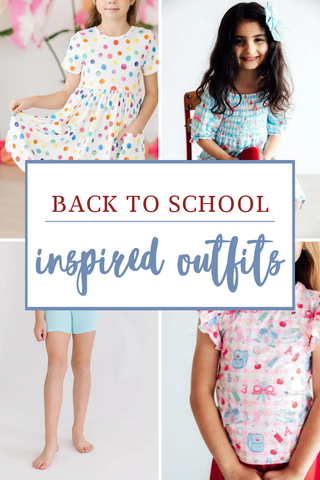 Celebrate Back to School with a School Inspired Outfit for a PreK or Kindergartner