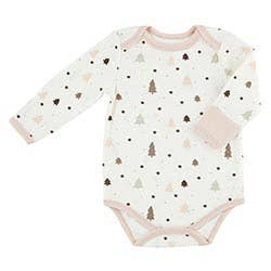 Winter Wonderland LS Snapshirt-Blush Trees - JSQ Mercantile