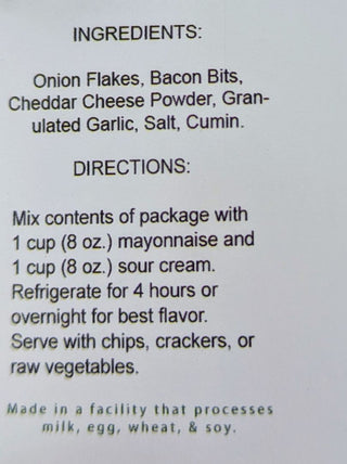 Chili Cheese & Bacon Dip | Mills Gourmet - JSQ Mercantile