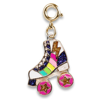 Gold Rollerskate Charm - Charm It!