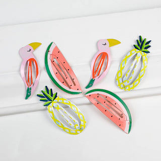 Tropical Rainforest Hair Clips