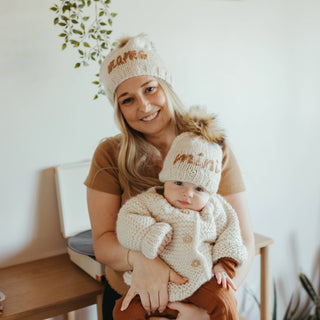 Matching Mama Peanut Beanie Hat