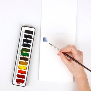 Notepad with 12 Sheets of Heavy Watercolor Paper | 8.5" x 11"