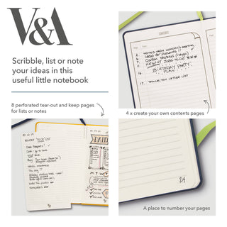 V&A Bookaroo Kilburn Collection: Notebook - JSQ Mercantile