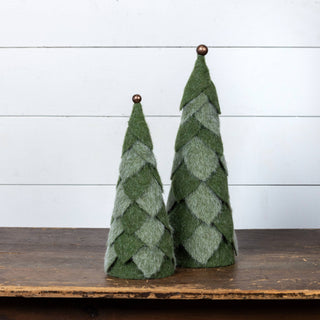 18" Green Felt Tree