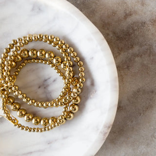 Classic Gold Ball Bracelets - Waterproof
