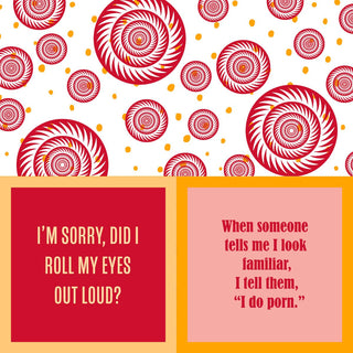 Napkin: Roll your Eyes/Porn - JSQ Mercantile