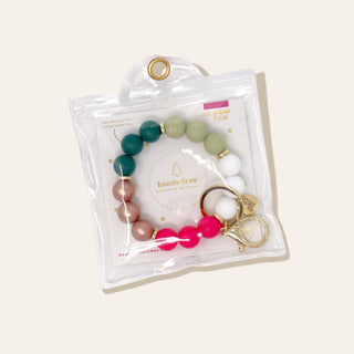 Holiday Hands-Free Keychain Wristlet - Oh What Fun - JSQ Mercantile