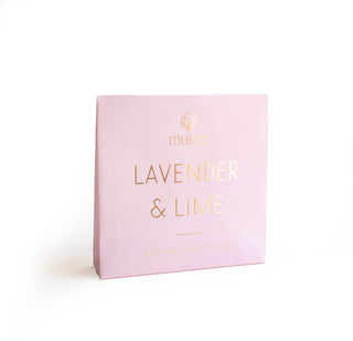 Lavender & Lime Mini Bath Salt Soak - JSQ Mercantile
