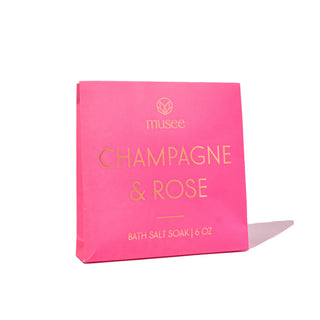 Champagne & Rose Mini Bath Salt Soak - JSQ Mercantile