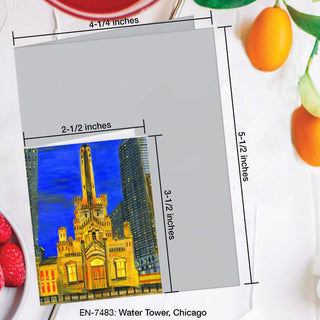 Chicago Water Tower Greeting Card