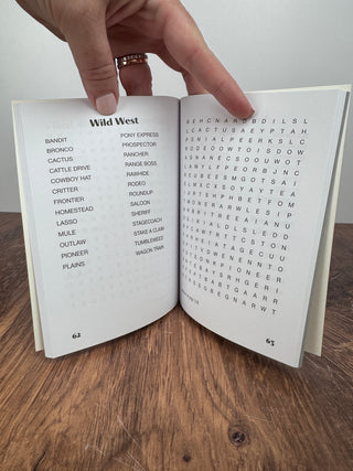 A Gentle Challenge for Your Coffee Breaks, Commutes, or Cozy Nights In - Book of Word Searches