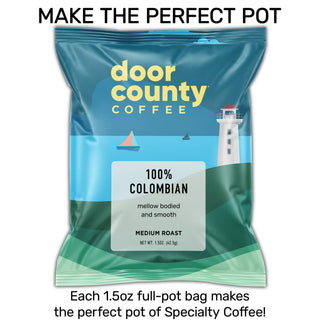 100% Colombian Specialty Coffee Medium Roast, 1.5oz, 6 pack - JSQ Mercantile