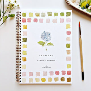 Flower Watercolor Workbook - JSQ Mercantile