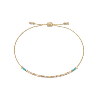 B'Day Girl Morse Code Bracelet | Gold