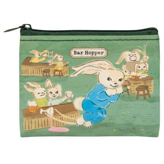 Bar Hopper coin purse with zipper, compact pouch for coins and cash – JSQ Mercantile – a women’s boutique and gift shop in La Grange, IL