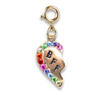 Gold BFF Broken Heart Charm - Charm It