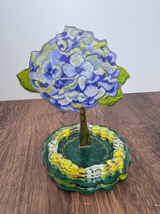Purple Hydrangea  | 0.25in. Acrylic Floral