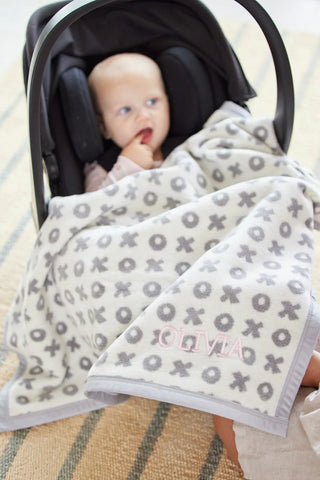 Hugs and Kisses Mini Blanket - JSQ Mercantile