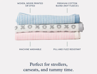 Hugs and Kisses Mini Blanket - JSQ Mercantile