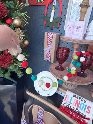 North Pole Wool Garlands/Ornaments