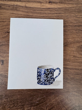Everyday Notepad with Calico Mug