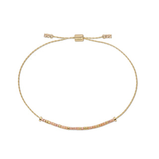 I Love You Morse Code Bracelet | Gold