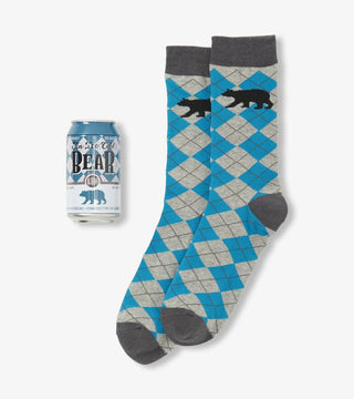 Ice Cold Bear - Men's Sock in a Can - One Size