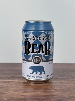 Ice Cold Bear - Men's Sock in a Can - One Size