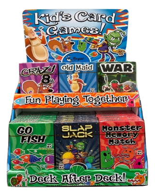 Kid's Card Games - Great for Travel and Staycations