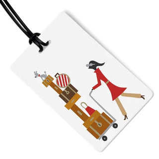Sophisticated-traveller-with-luggage-Luggage-tag