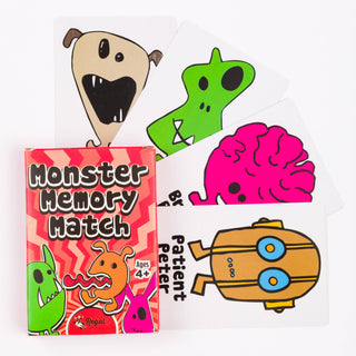 Monster Memory Match Card Game