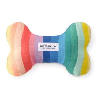 Rainbow Squeaky Dog Toy - Made in USA - JSQ Mercantile