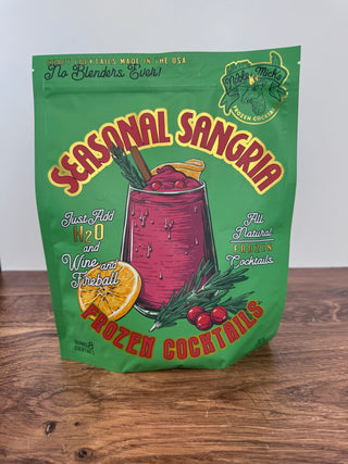 Seasonal Sangria Frozen Cocktail Mix by Noble Micks displayed at JSQ Mercantile – a women’s boutique and gift shop in La Grange, IL.