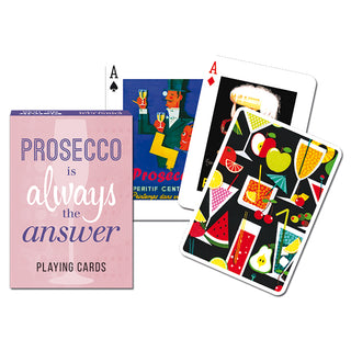 Prosecco is Always the Answer – Single Deck of Playing Cards