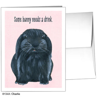Some Bunny Needs a Drink Greeting Card