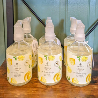 Thymes Lemon Leaf 16.5 fl oz Biodegradable Countertop Spray - JSQ Mercantile