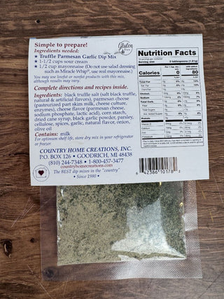 Truffle Parmesan Garlic Dip Mix