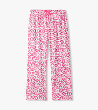 Women's Pink Lotus Mandala Pajama Pants – Ultra-Soft Loungewear Gift