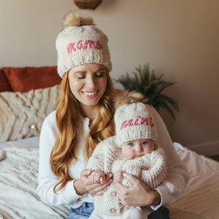 Mama Cerise Beanie Hat Adult - Matching Baby Hat Available