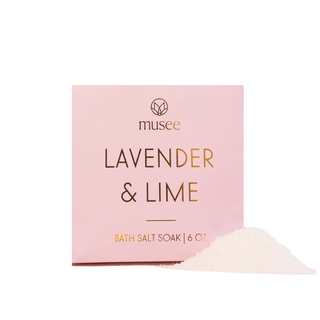 Lavender & Lime Mini Bath Salt Soak - JSQ Mercantile
