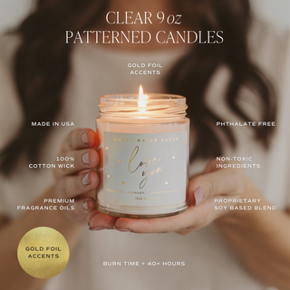 Love You Soy Candle - 9 oz