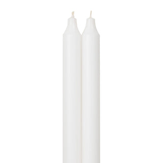 12" Tapers - 2pk: Pure White - JSQ Mercantile