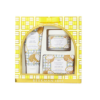 COCONUT CREAM: 2OZ HAND CREAM, 2OZ BODY CREAM, 3
