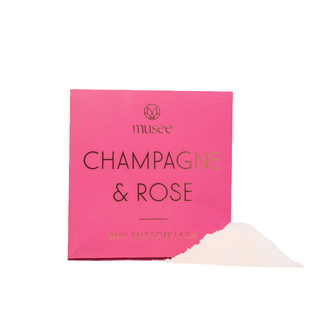 Champagne & Rose Mini Bath Salt Soak - JSQ Mercantile