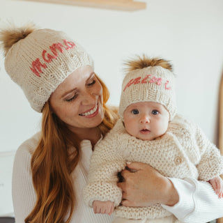 Mama Cerise Beanie Hat Adult - Matching Baby Hat Available