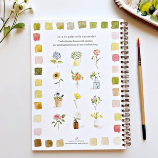 Flower Watercolor Workbook - JSQ Mercantile