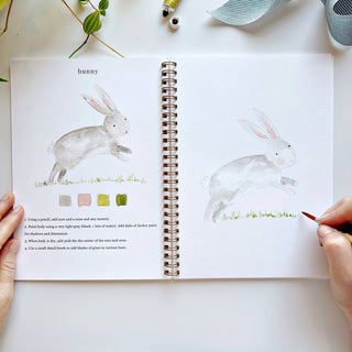 Animals Watercolor Workbook - JSQ Mercantile