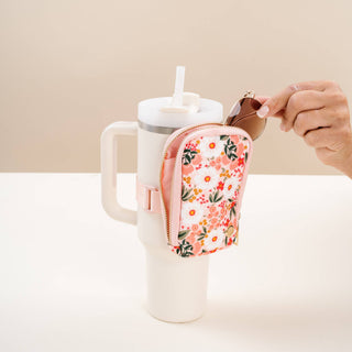 Tumbler Fanny Pack - Sweet Meadow Pink - JSQ Mercantile