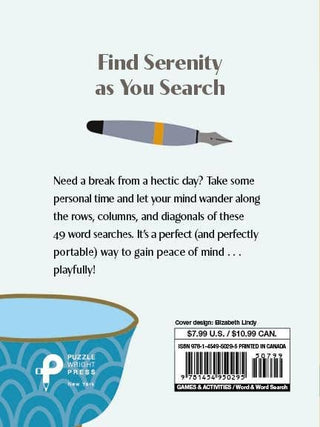 A Gentle Challenge for Your Coffee Breaks, Commutes, or Cozy Nights In - Book of Word Searches